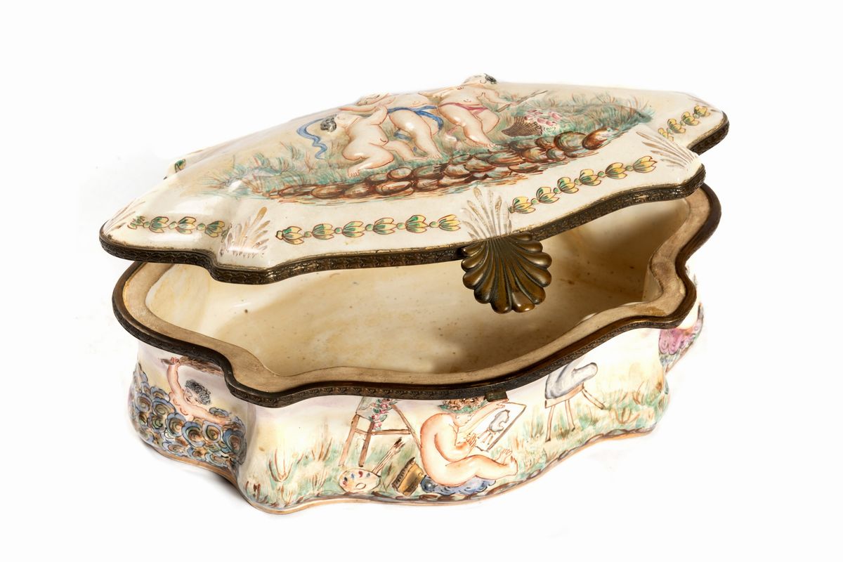 Scatola in Porcellana di Capodimonte, Secolo XX