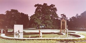 Milano, fontana di De Chirico