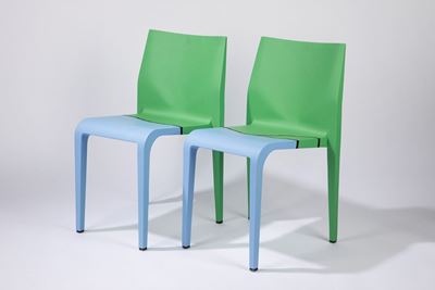 Michelangelo Pistoletto, Sedia “I Mediterranei”, acrilico su sedia polipropilene, 2009