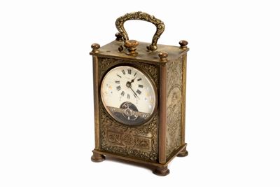 Pendoletta Otto Giorni in Bronzo, Fine Secolo XIX - Inizi Secolo XX