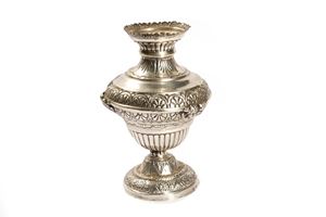  - Old silver vase