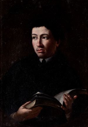 Ritratto di giovane gentiluomo con libro in mano