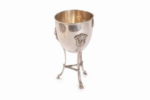  - Tripod silver cup, early 19th century