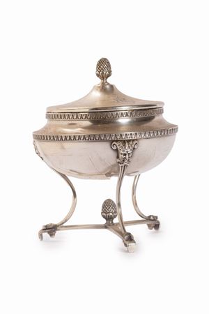  - Silver sugar bowl, Austro-Hungarian 1845