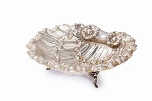  - Silver shell-shaped centerpiece, 19th century