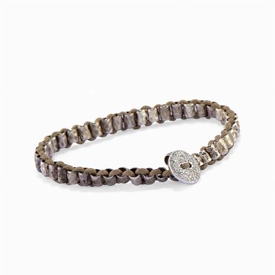 Bracciale in Argento e Oro Bianco 18k, Dodo di Pomellato
