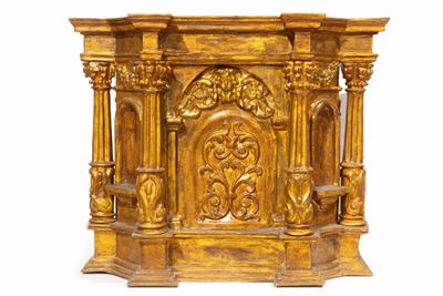 Tabernacolo in Legno Dorato, Secolo XVII
