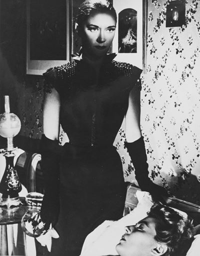 Jean Cocteau, María Casarès e Marie Déa in 'Orfeo', Stampa vintage alla gelatina ai sali d'argent...