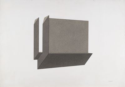 Senza titolo, collage su plexiglass