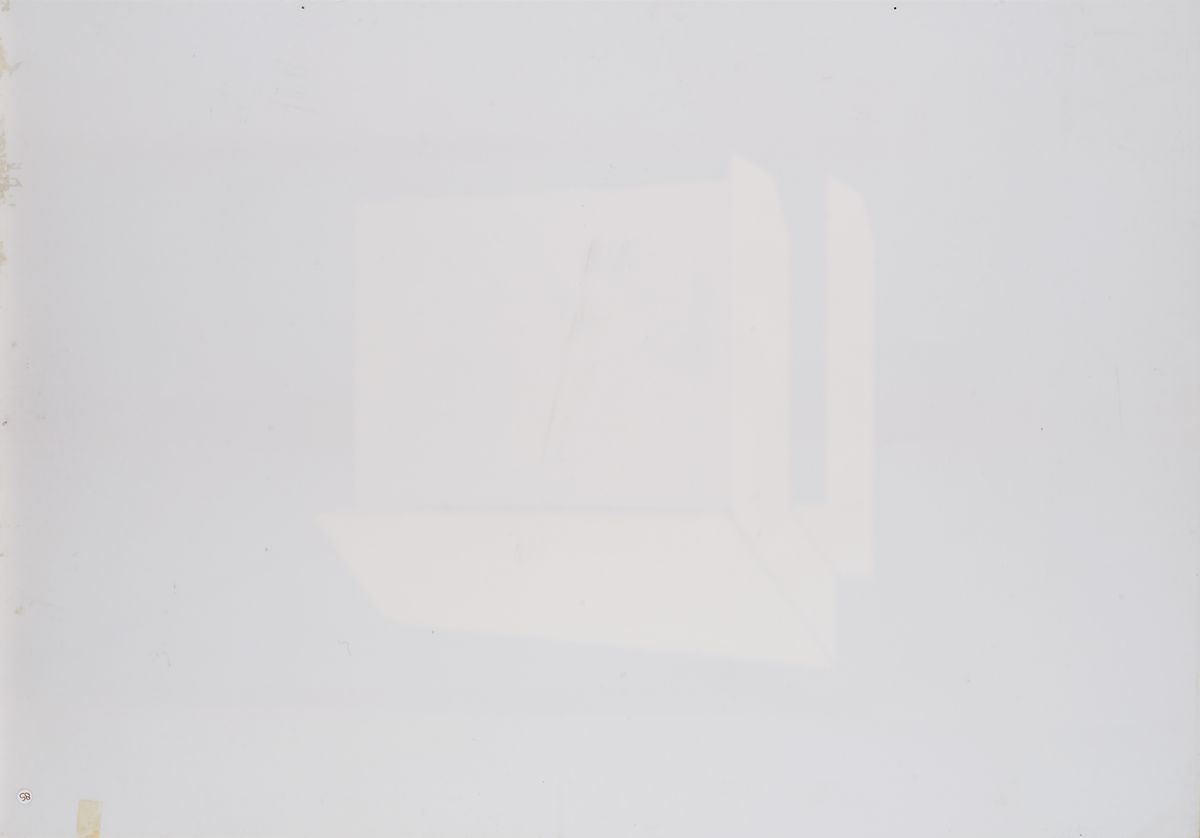 Giuseppe Uncini - Senza titolo, collage su plexiglass