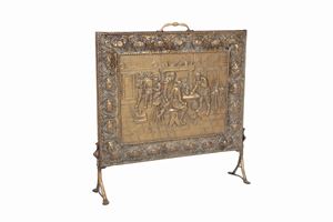  - Brass chimney guard, 19th - 20th centuries
