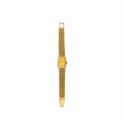 Orologio da donna in oro giallo 18K con movimento a carica manuale
