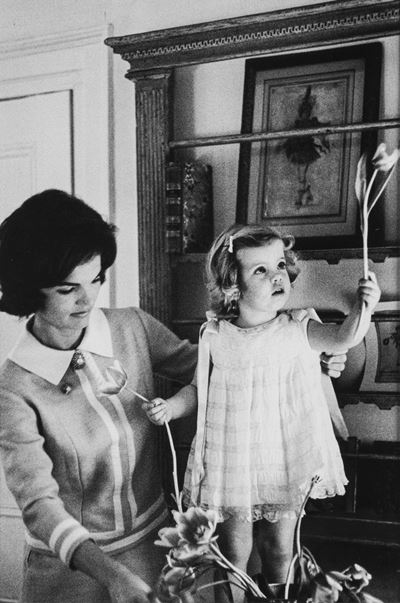 Jackie Kennedy con la Figlia Caroline