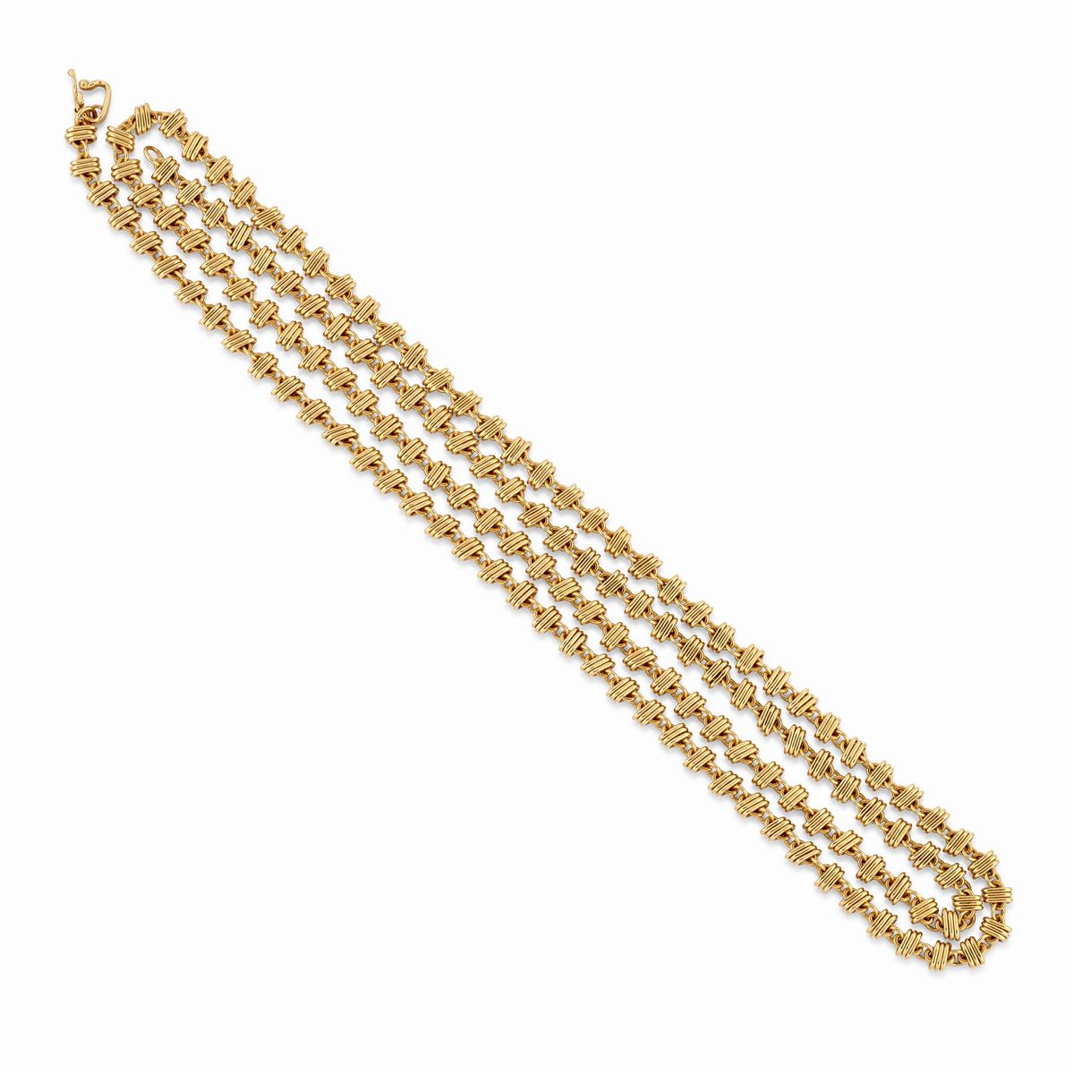 Catena Da Donna In Oro Giallo 9 Kt Maglia Veneziana Sottile Lunghezza 40 Cm | G - Foto 8