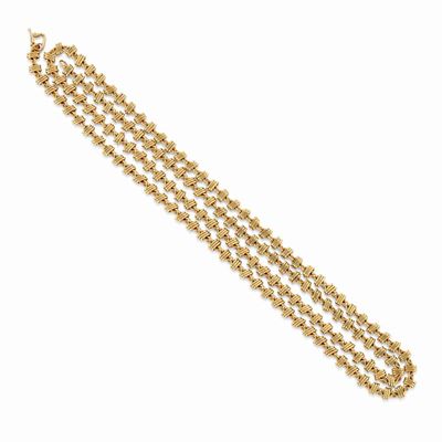 Catena in oro giallo 18K, sautoir di alta gioielleria