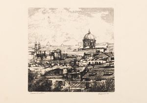 Paesaggio con cupole