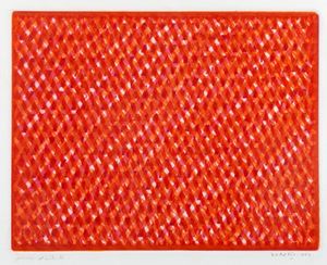Dorazio Piero - Red pattern