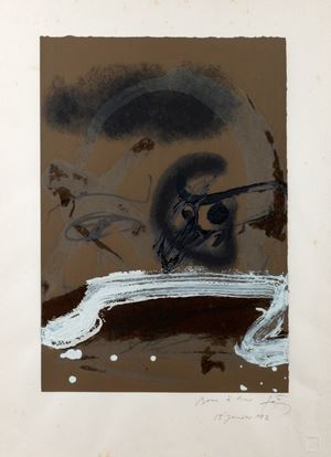 Tapies Antoni - Self portrait