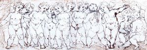 Imitatore dei Carracci - Procession of putti