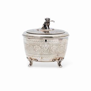 A silver box, 20th century
