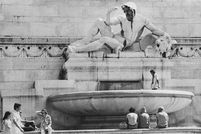 Piazza Venezia, Roma, Stampa vintage alla gelatina ai sali d'argento