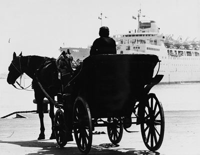 Palermo, Porto - Stampa vintage alla gelatina ai sali d'argento, 1975