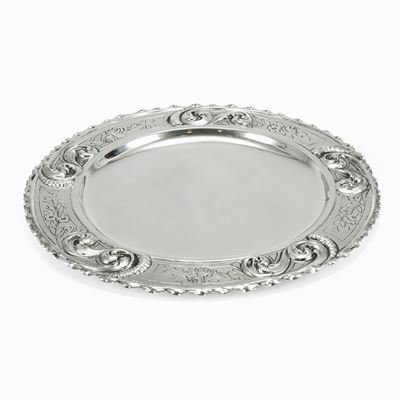 Piatto in Argento, Fine XIX Secolo