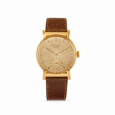 Orologio da polso, oro 18K, anni '50