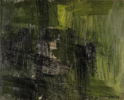 Paesaggio Toscano, olio su tela