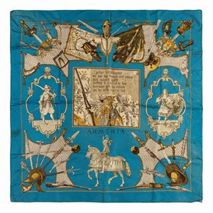 Armeria silk twill scarf