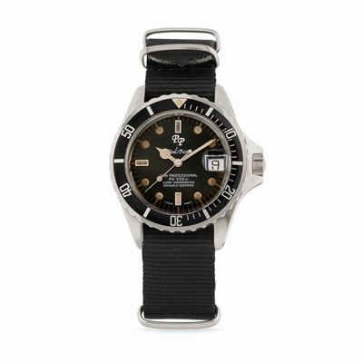Mariner, Orologio automatico in acciaio con quadrante nero