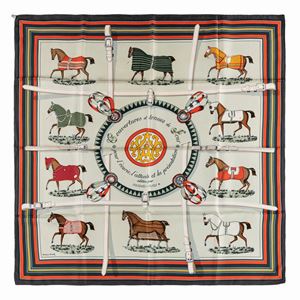 Couvertures et tenues de Jour silk twill scarf