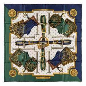 Selles &agrave; housses silk twill scarf