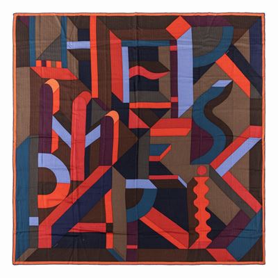 Grand Foulard Perspective Cavalière