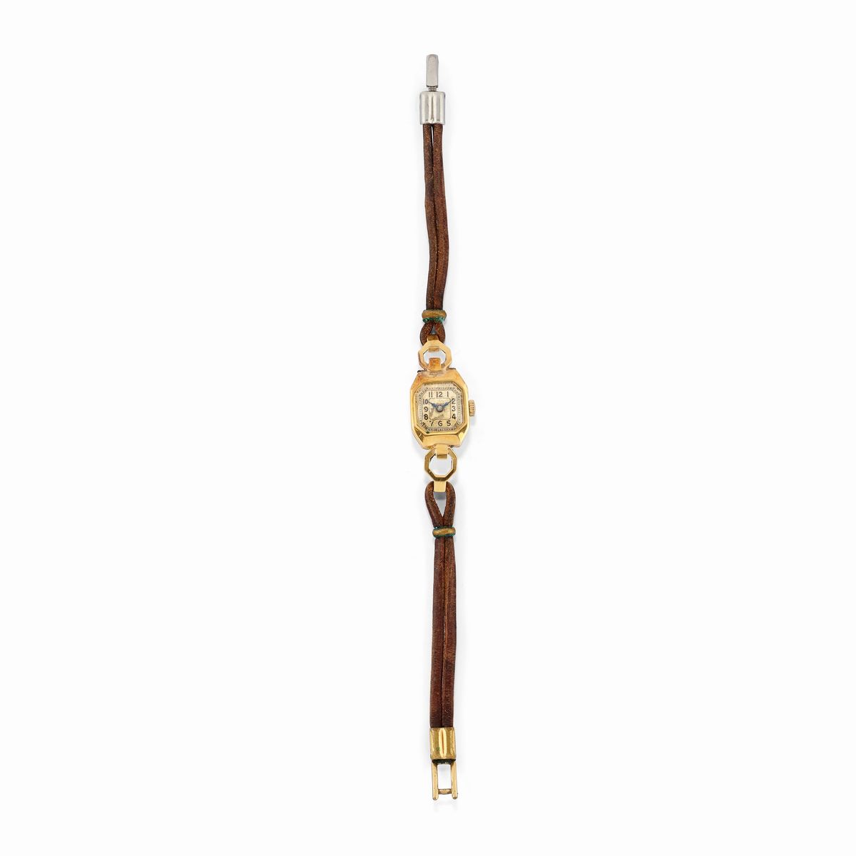 Due orologi da donna, oro giallo 18k, circa 1930