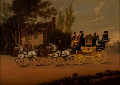 Carrozza della Corriera Salop Shrewsbury - Birmingham