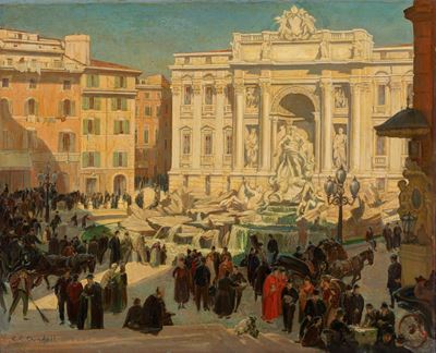 Roma, la Fontana di Trevi