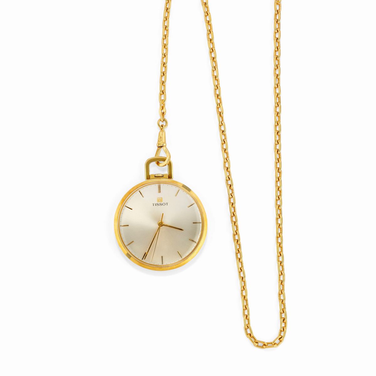Orologio Da Tasca Gesù Cristo Al Quarzo – Caccia Coperchio In Bronzo, Numeri Arabi - 3