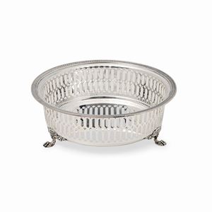 A silver basket, Italy, 20th Century