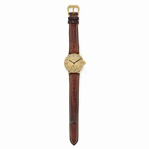 A 18k yellow gold wristwatch, Longines, defects