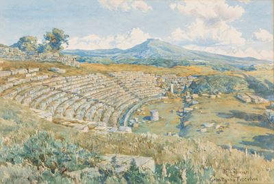 Veduta del Teatro Romano di Tusculum