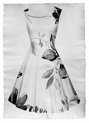 De Bona Pierpaolo - Vestito con foglie
