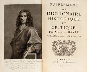 Bayle, Pierre - Dictionnaire historique et critique [...] troisieme édition 