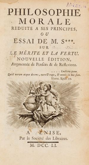 Philosophie morale réduite à ses principes