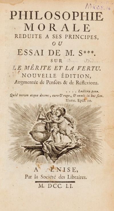 Philosophie Morale Réduite À Ses Principes