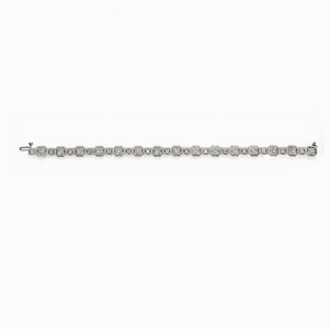  - Bracciale in oro bianco 14k e diamanti