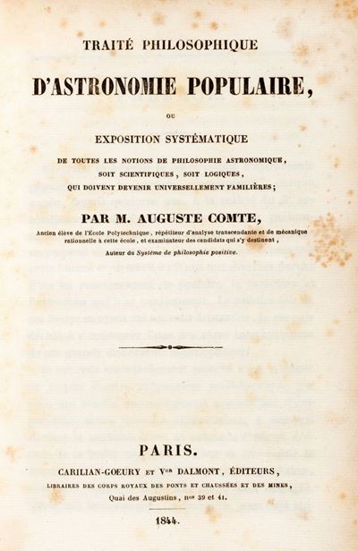 Traité Philosophique D'astronomie Populaire: Ou Exposition Systematique De Toutes Les Notions De ...