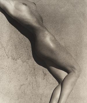 Ritts Herb - Carrie in sand (Detail), Paradise Cove