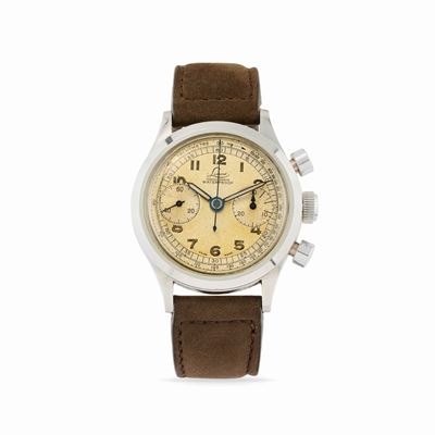 Cronografo Compensamatic, acciaio, anni '50