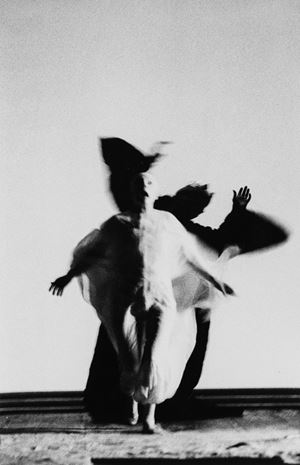 La Tempesta, Giulia Lazzarini as Ariel, theatre director G. Strehler